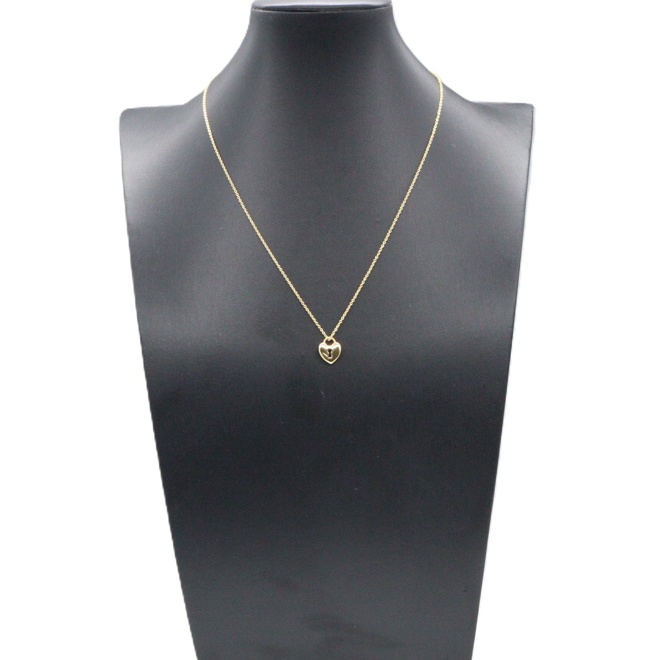 ハートロック ネックレス ネックレス K18YG イエローゴールド