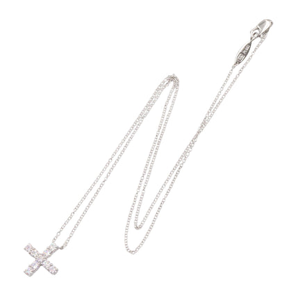ミニクロス ダイヤ ネックレス ネックレス PT950 ダイヤモンド プラチナ クリア ハリーウィンストン アクセサリー Harry Winston