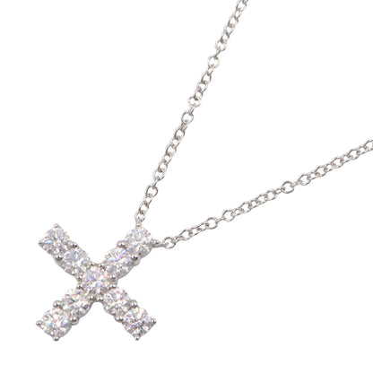 ミニクロス ダイヤ ネックレス ネックレス PT950 ダイヤモンド プラチナ クリア ハリーウィンストン アクセサリー Harry Winston
