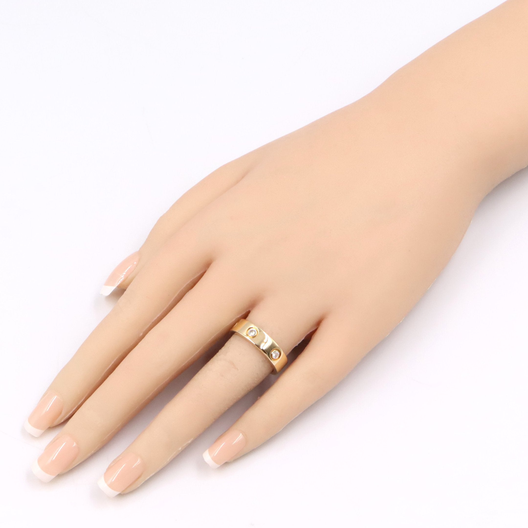 ラブリング 6PD リング 指輪 K18YG ダイヤモンド イエローゴールド