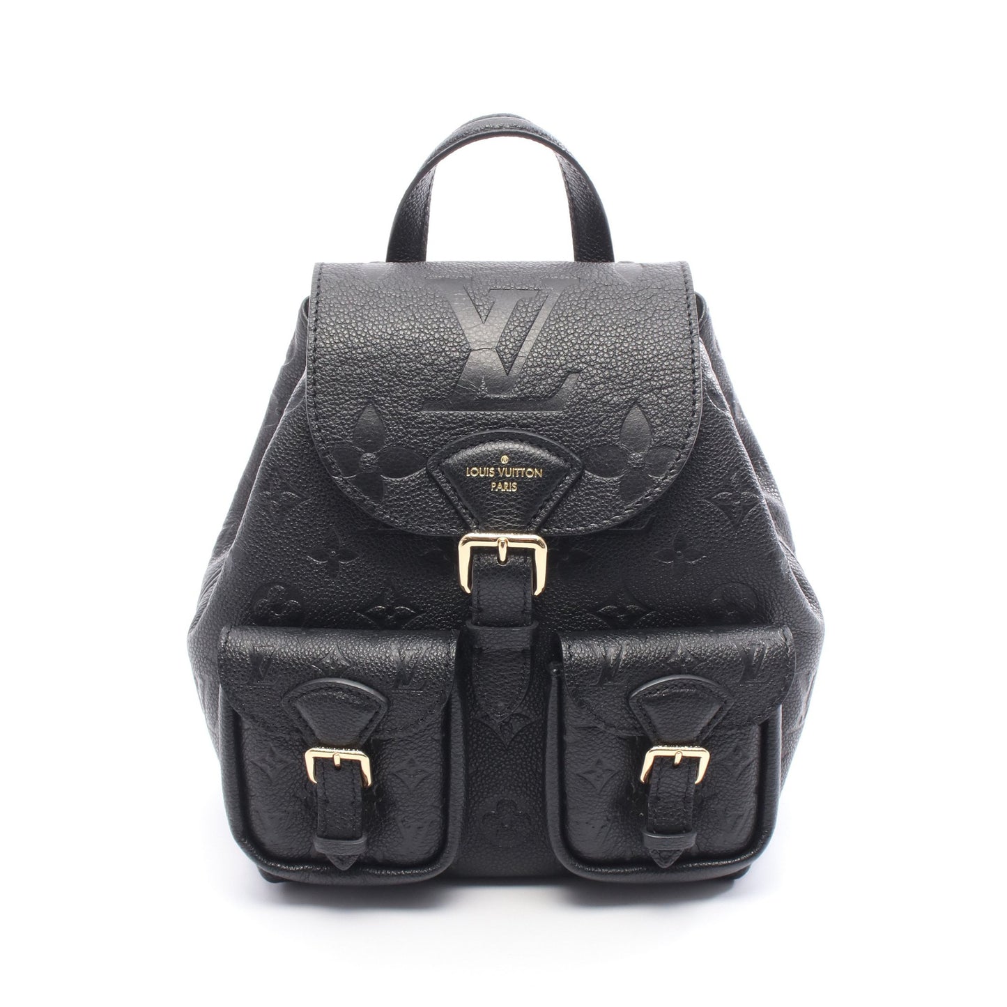 バックアップ モノグラムアンプラント ノワール バックパック リュックサック レザー ブラック ルイヴィトン バッグ LOUIS VUITTON