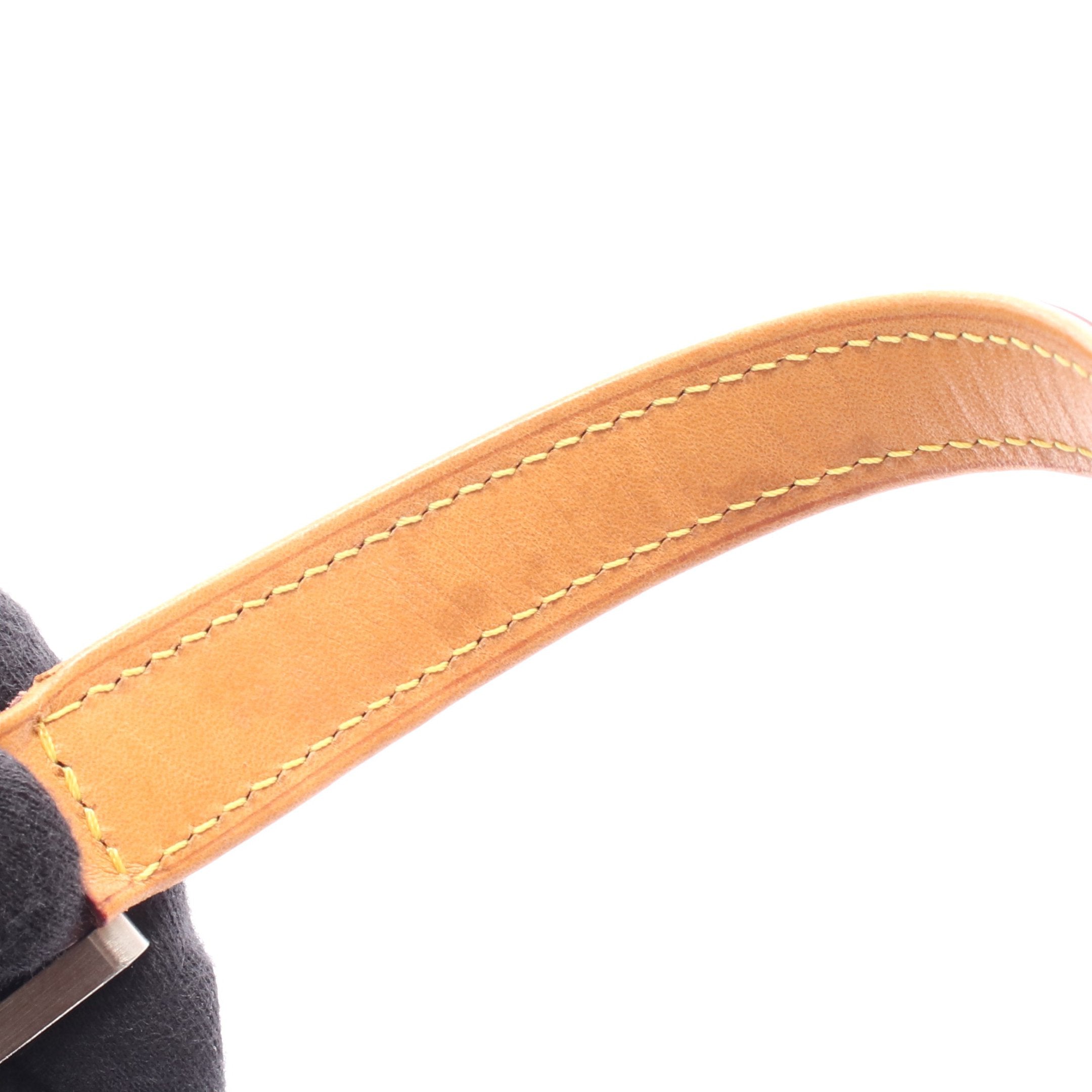 ファウラー モノグラムマット ヴィオレ ハンドバッグ レザー パープル