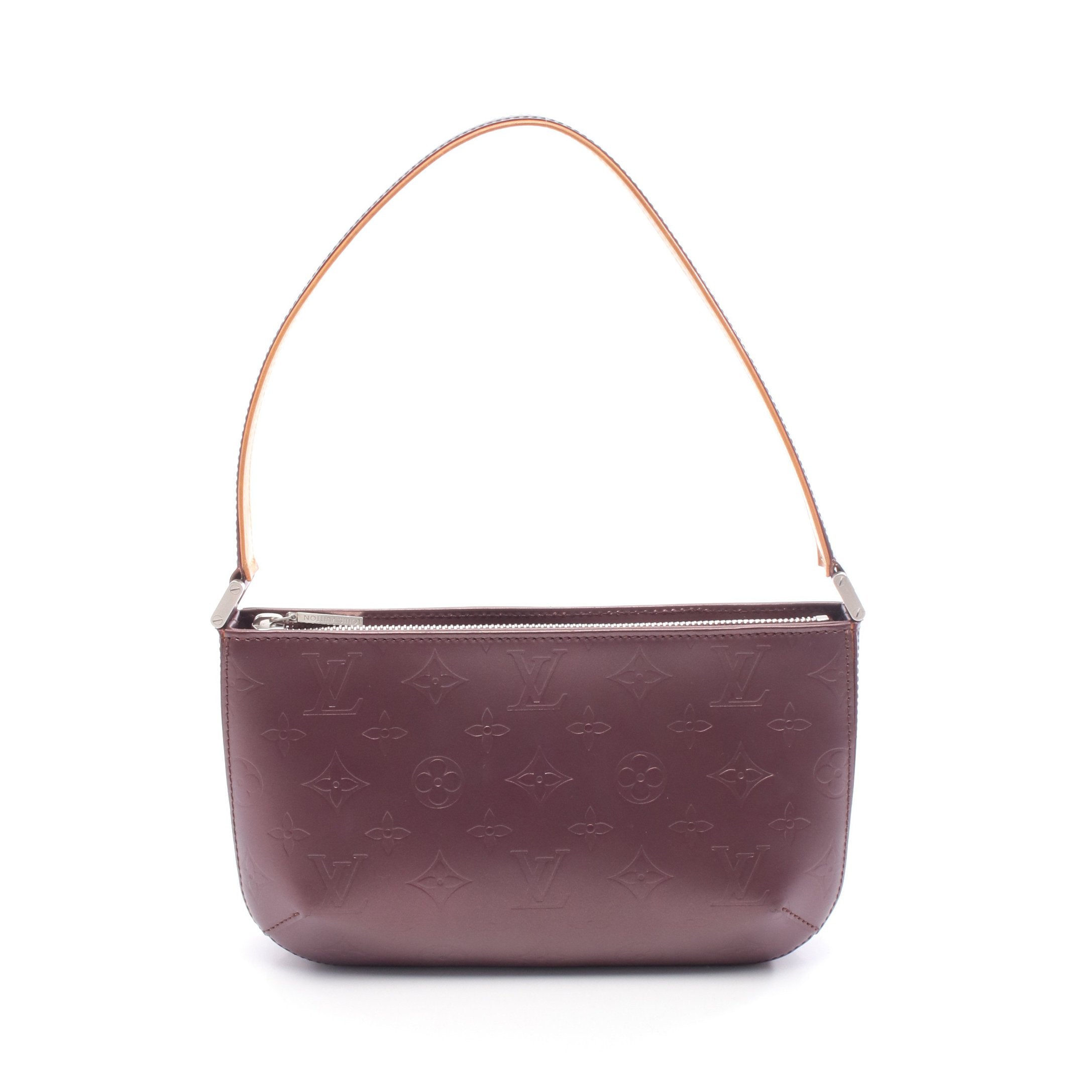 【美品】LOUIS VUITTON モノグラムマット ファウラー　パープル ファウラー モノグラムマット ヴィオレ ハンドバッグ レザー パープル