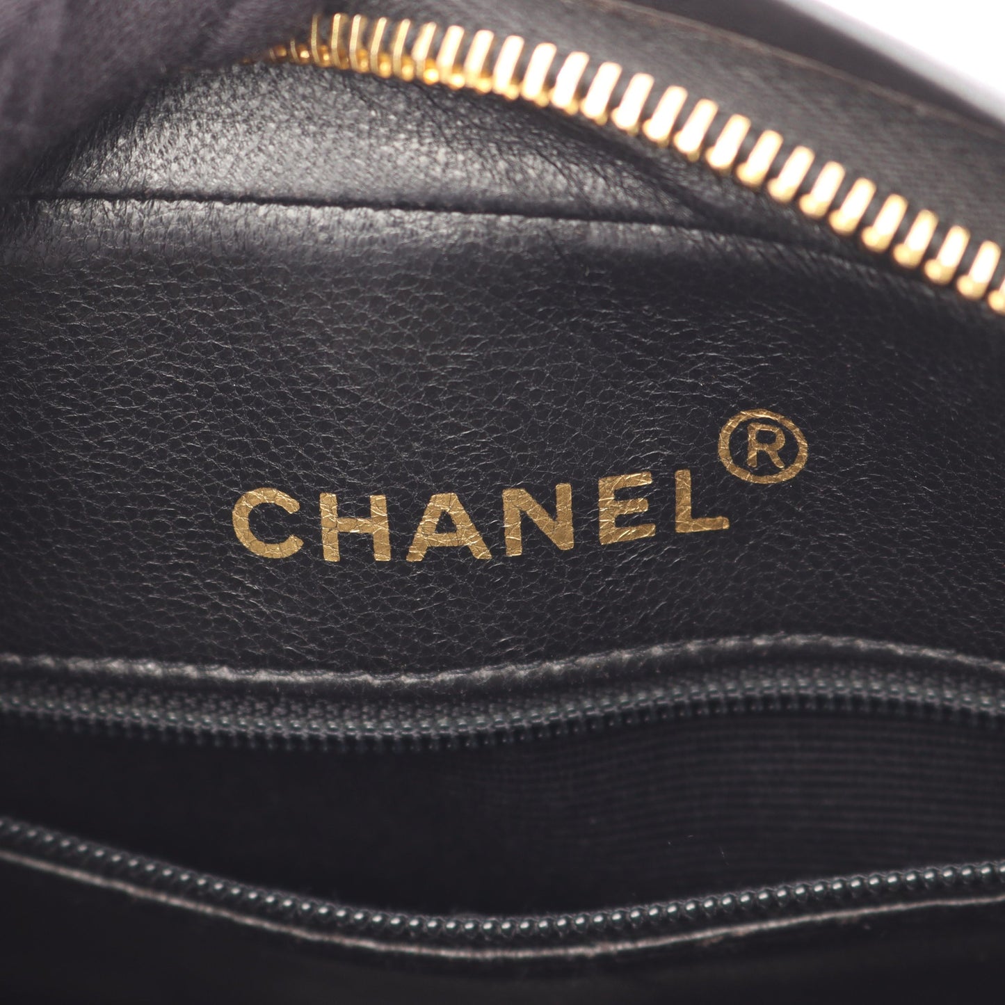 マトラッセ チェーンショルダーバッグ ラムスキン ブラック ゴールド金具 シャネル バッグ CHANEL