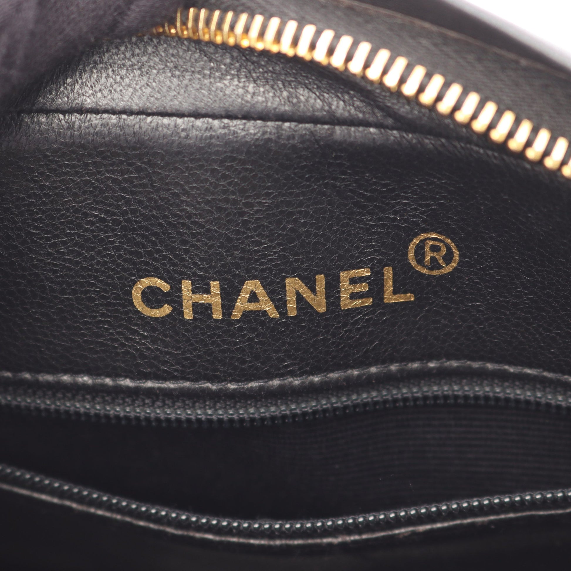 マトラッセ チェーンショルダーバッグ ラムスキン ブラック ゴールド金具 シャネル バッグ CHANEL