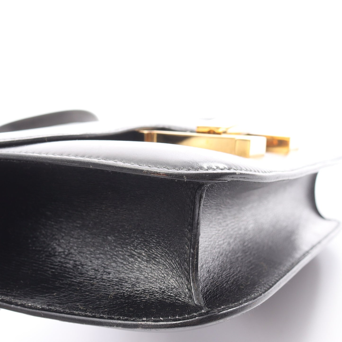 コンスタンス24 ショルダーバッグ ボックスカーフ ブラック ゴールド金具 ○I刻印 エルメス バッグ HERMES