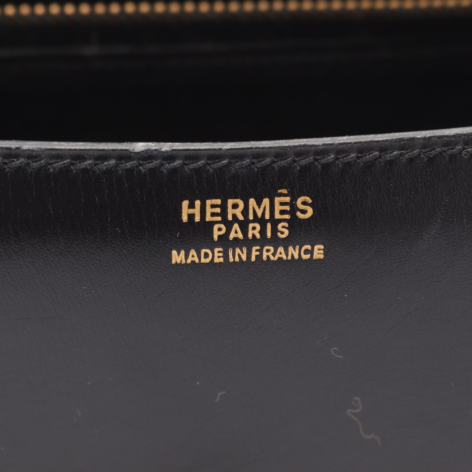 コンスタンス24 ショルダーバッグ ボックスカーフ ブラック ゴールド金具 ○I刻印 エルメス バッグ HERMES