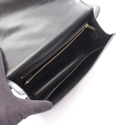 コンスタンス24 ショルダーバッグ ボックスカーフ ブラック ゴールド金具 ○I刻印 エルメス バッグ HERMES