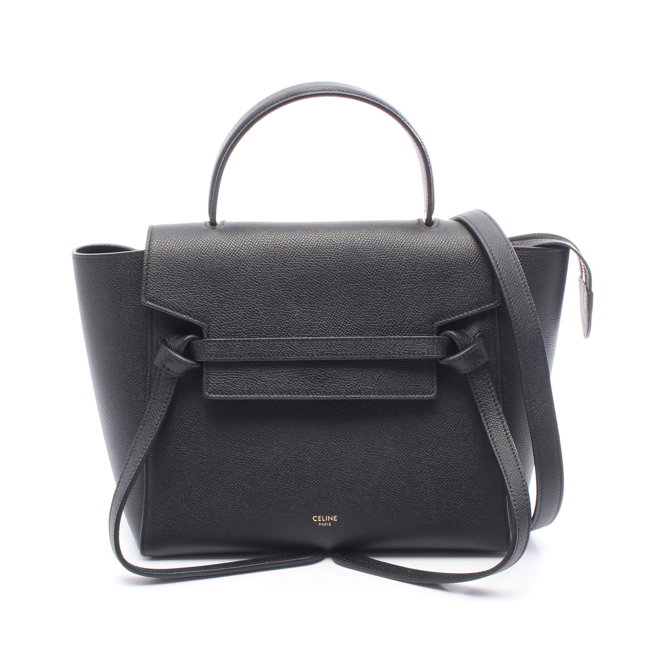 BELT BAG MICRO ベルトバッグ マイクロ ハンドバッグ レザー ブラック