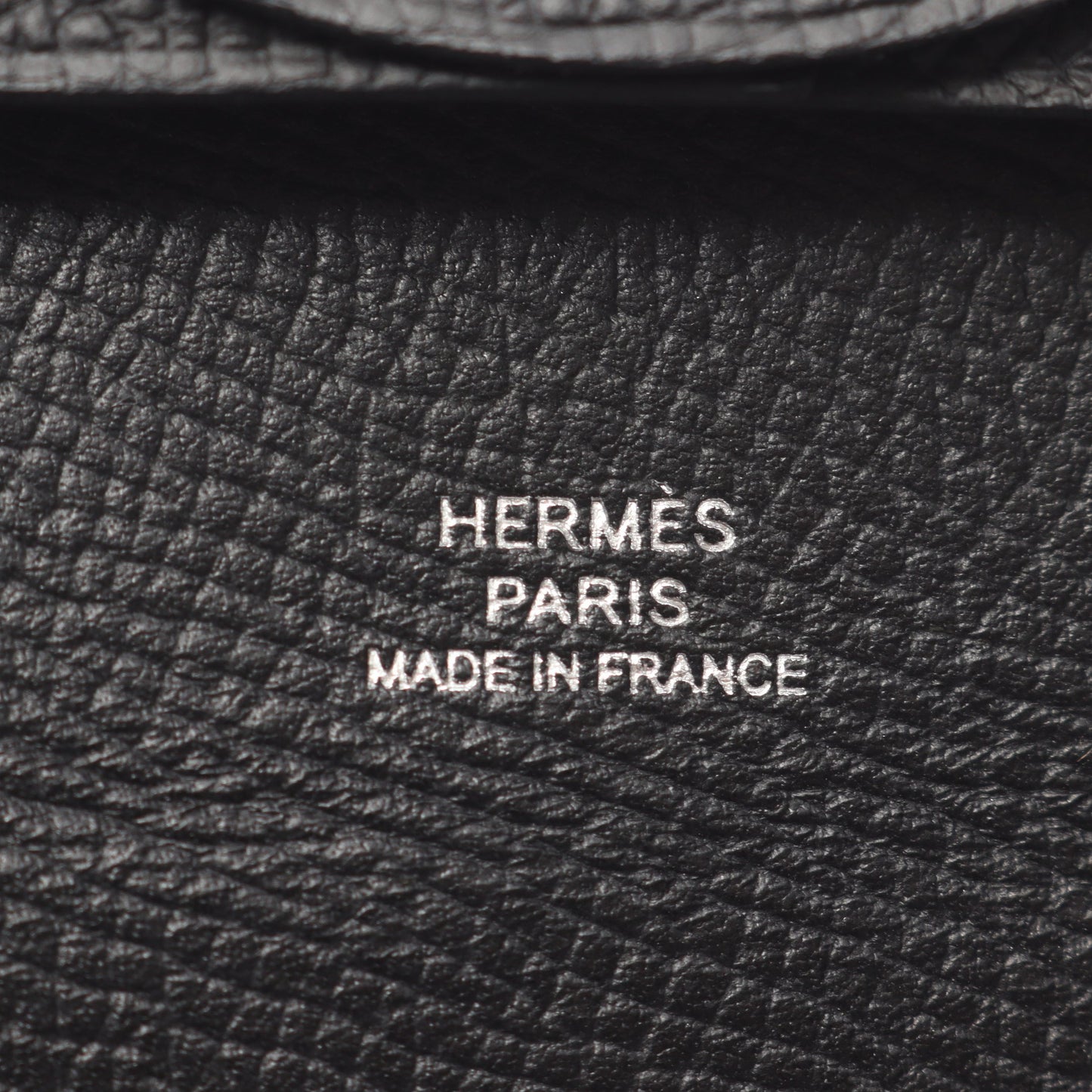 バスティア コインケース ヴォーエプソン ブラック シルバー金具 B刻印 エルメス 財布・小物 HERMES