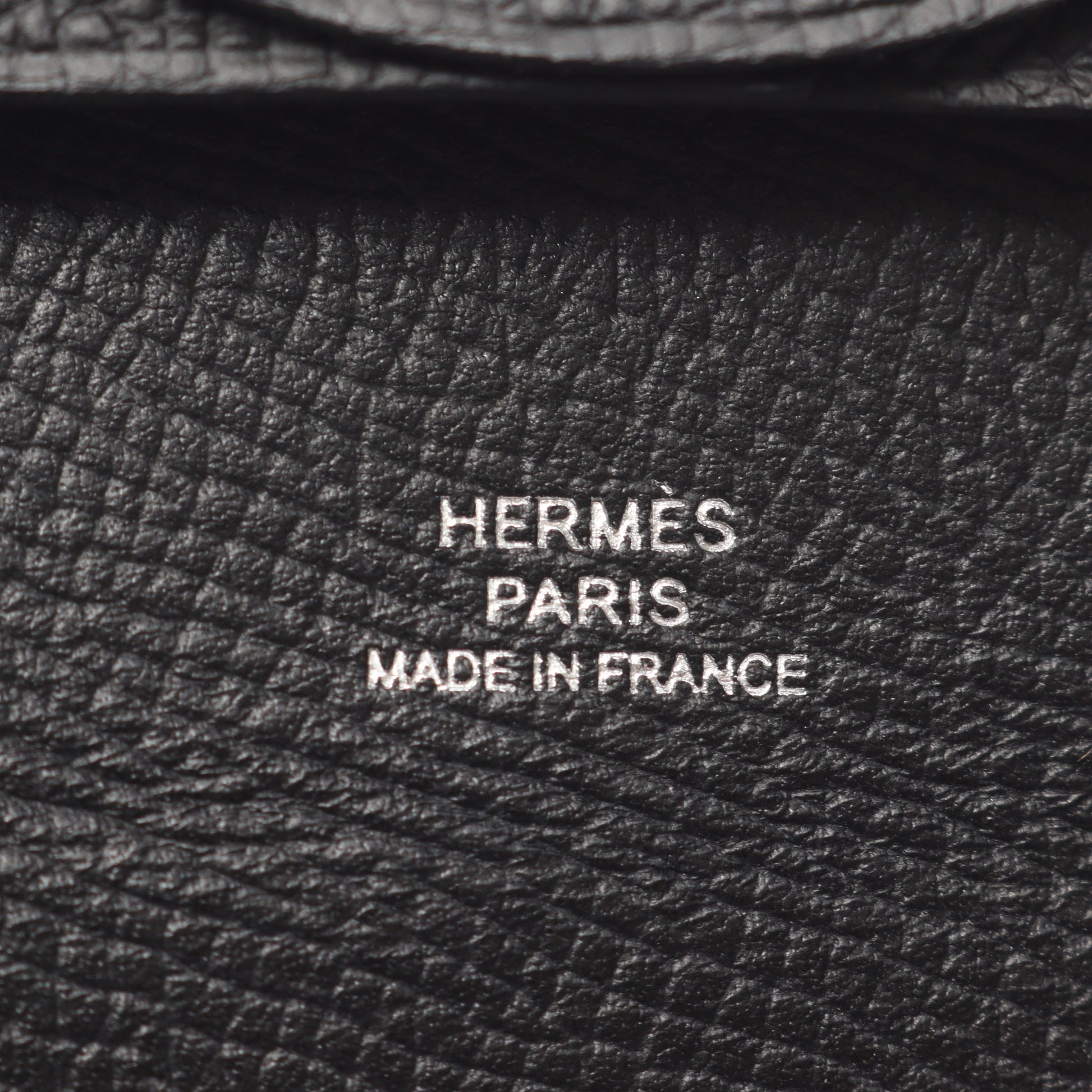 バスティア コインケース ヴォーエプソン ブラック シルバー金具 B刻印 エルメス 財布・小物 HERMES