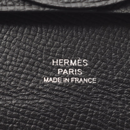 バスティア コインケース ヴォーエプソン ブラック シルバー金具 B刻印 エルメス 財布・小物 HERMES