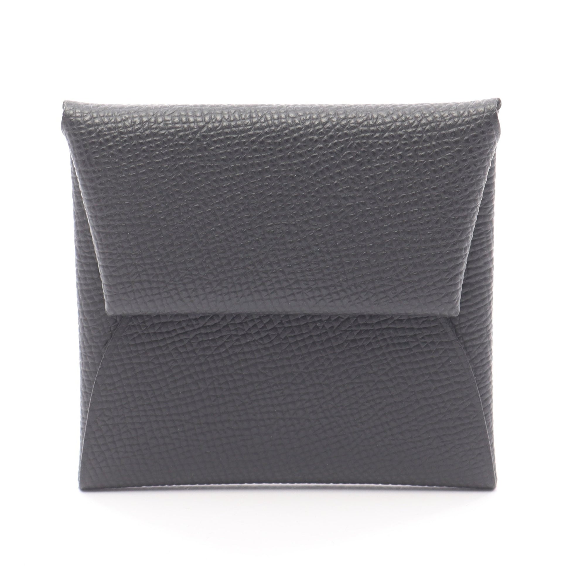 バスティア コインケース ヴォーエプソン ブラック シルバー金具 B刻印 エルメス 財布・小物 HERMES