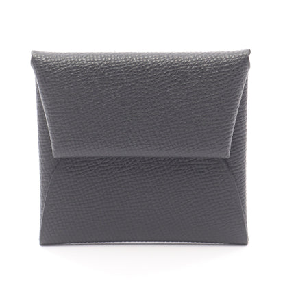 バスティア コインケース ヴォーエプソン ブラック シルバー金具 B刻印 エルメス 財布・小物 HERMES