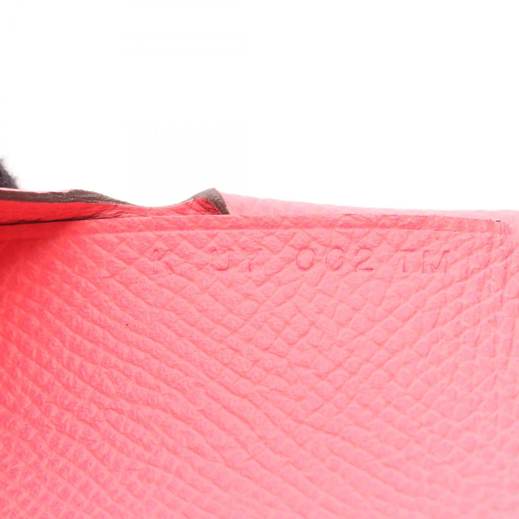 カルヴィデュオ ローズアザレ コインケース ヴォーエプソン ピンク