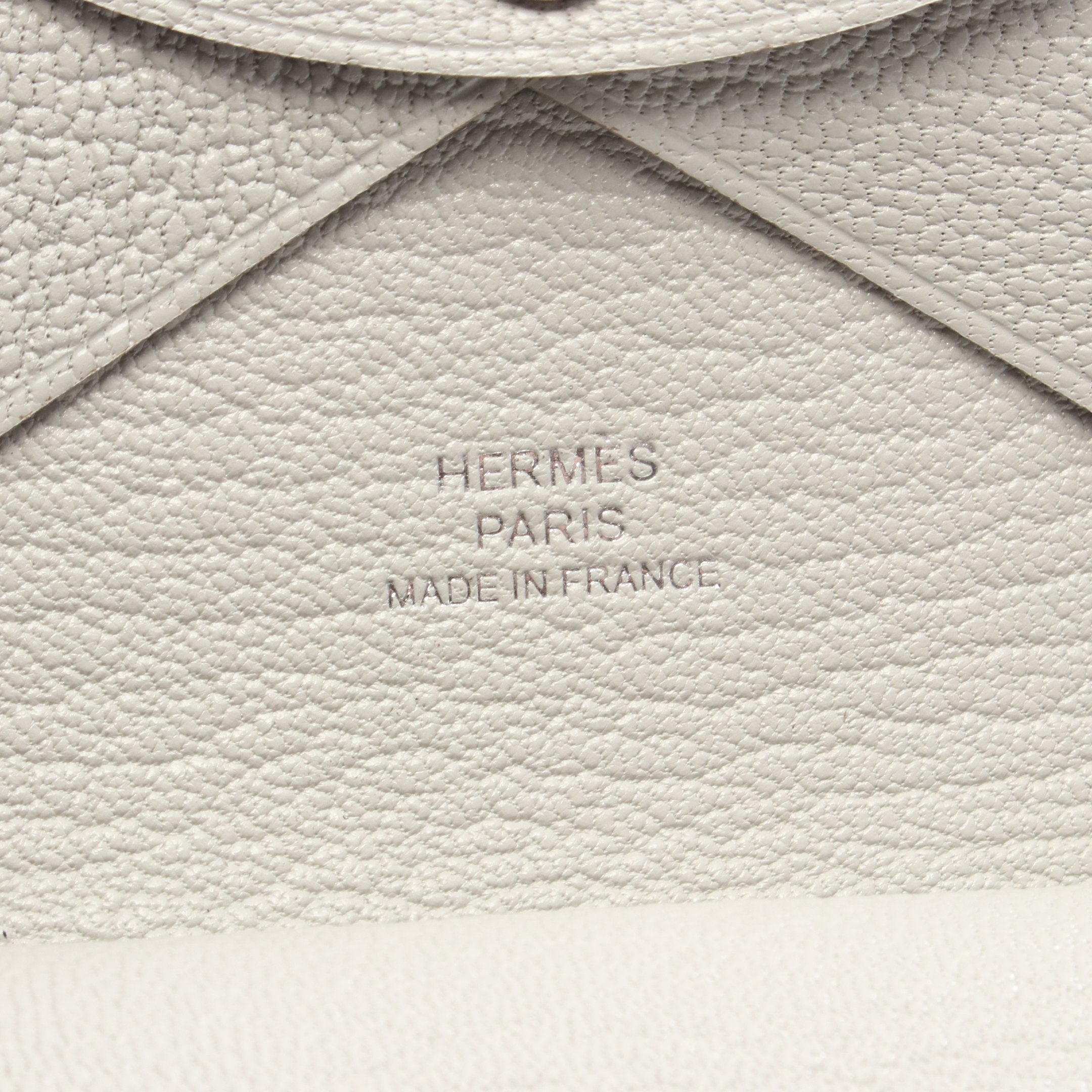 カルヴィデュオ グリペール コインケース シェーブル グレー シルバー