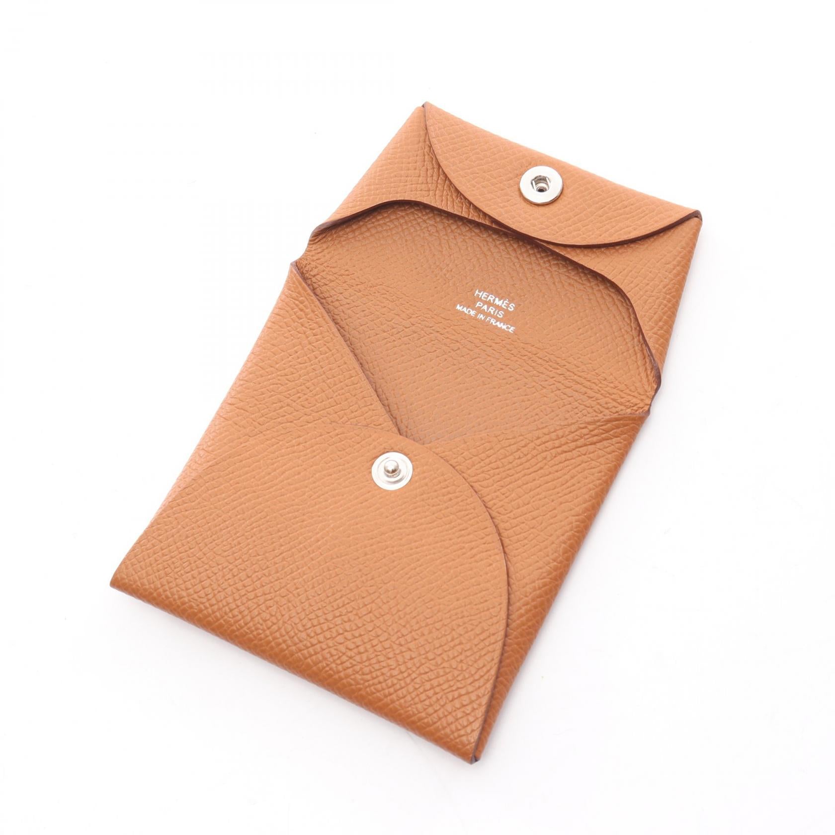 バスティア ゴールド コインケース ヴォーエプソン ブラウン シルバー