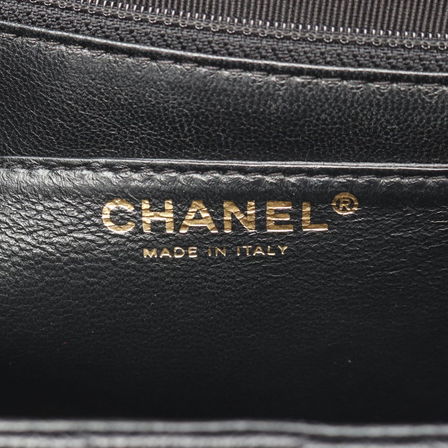 マトラッセ ハンドバッグ キャビアスキン ブラック ゴールド金具 シャネル バッグ CHANEL