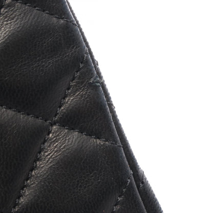 マトラッセ パリ限定 Wフラップ Wチェーンショルダーバッグ ラムスキン ブラック コンビ金具 シャネル バッグ CHANEL