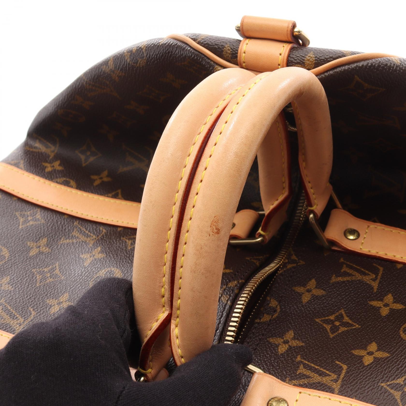 キーポル バンドリエール50 モノグラム ボストンバッグ PVC レザー