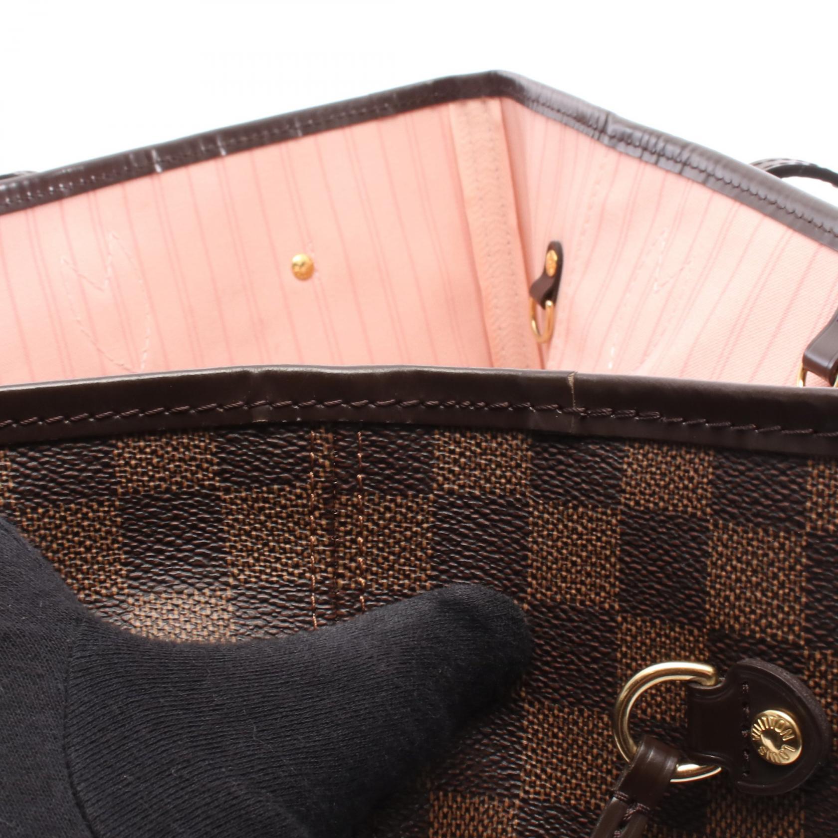 ネヴァーフルMM ダミエエベヌ ローズバレリーヌ ショルダーバッグ