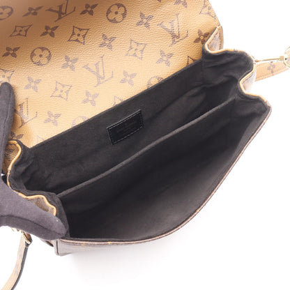 ポシェット メティス MM モノグラムリバース ハンドバッグ PVC レザー ブラウン ブラック 2WAY ルイヴィトン バッグ LOUIS VUITTON