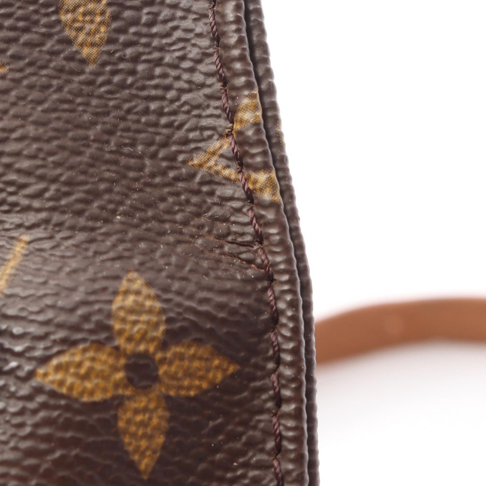 カルトシエールGM モノグラム ショルダーバッグ PVC レザー ブラウン ルイヴィトン バッグ LOUIS VUITTON