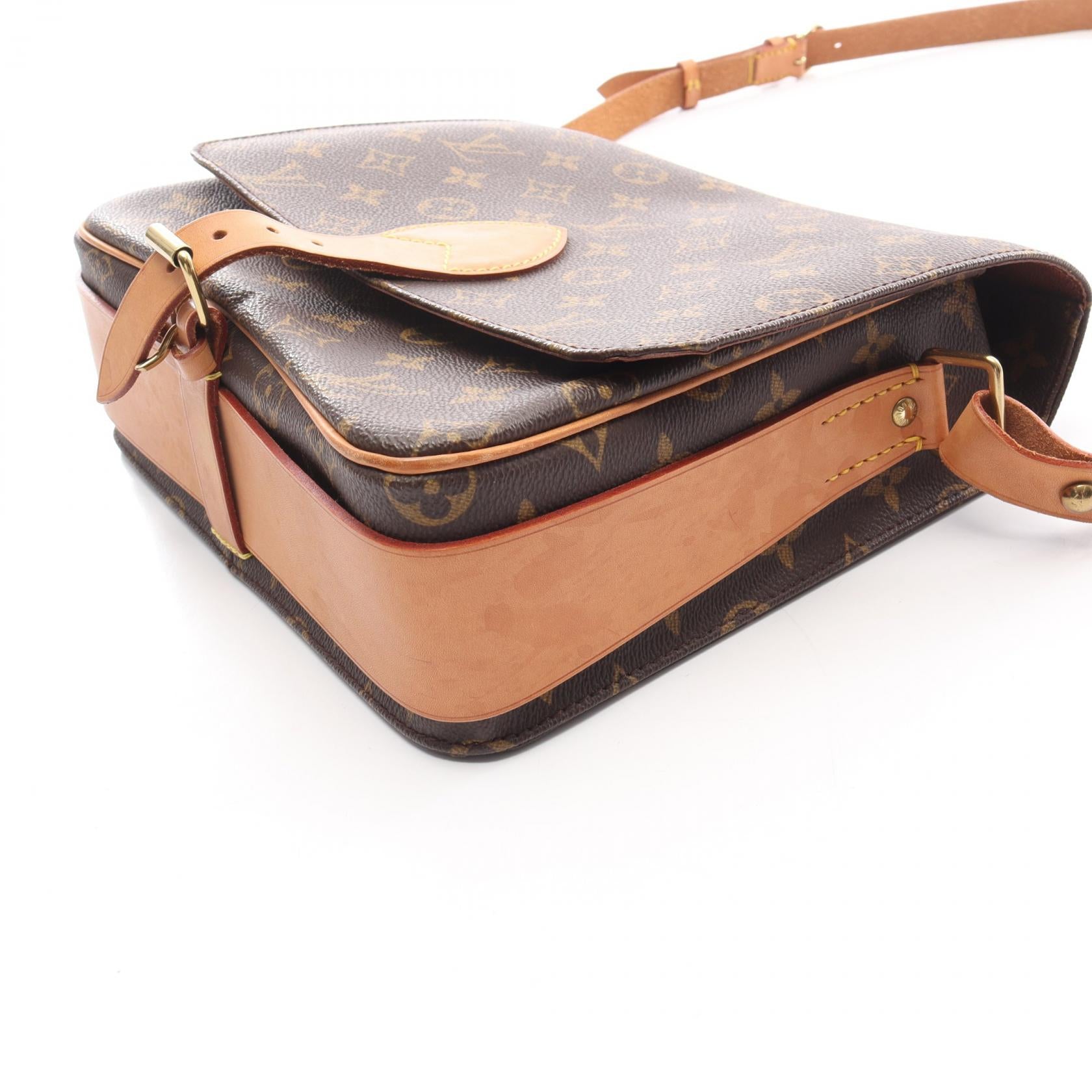 カルトシエールGM モノグラム ショルダーバッグ PVC レザー ブラウン ルイヴィトン バッグ LOUIS VUITTON