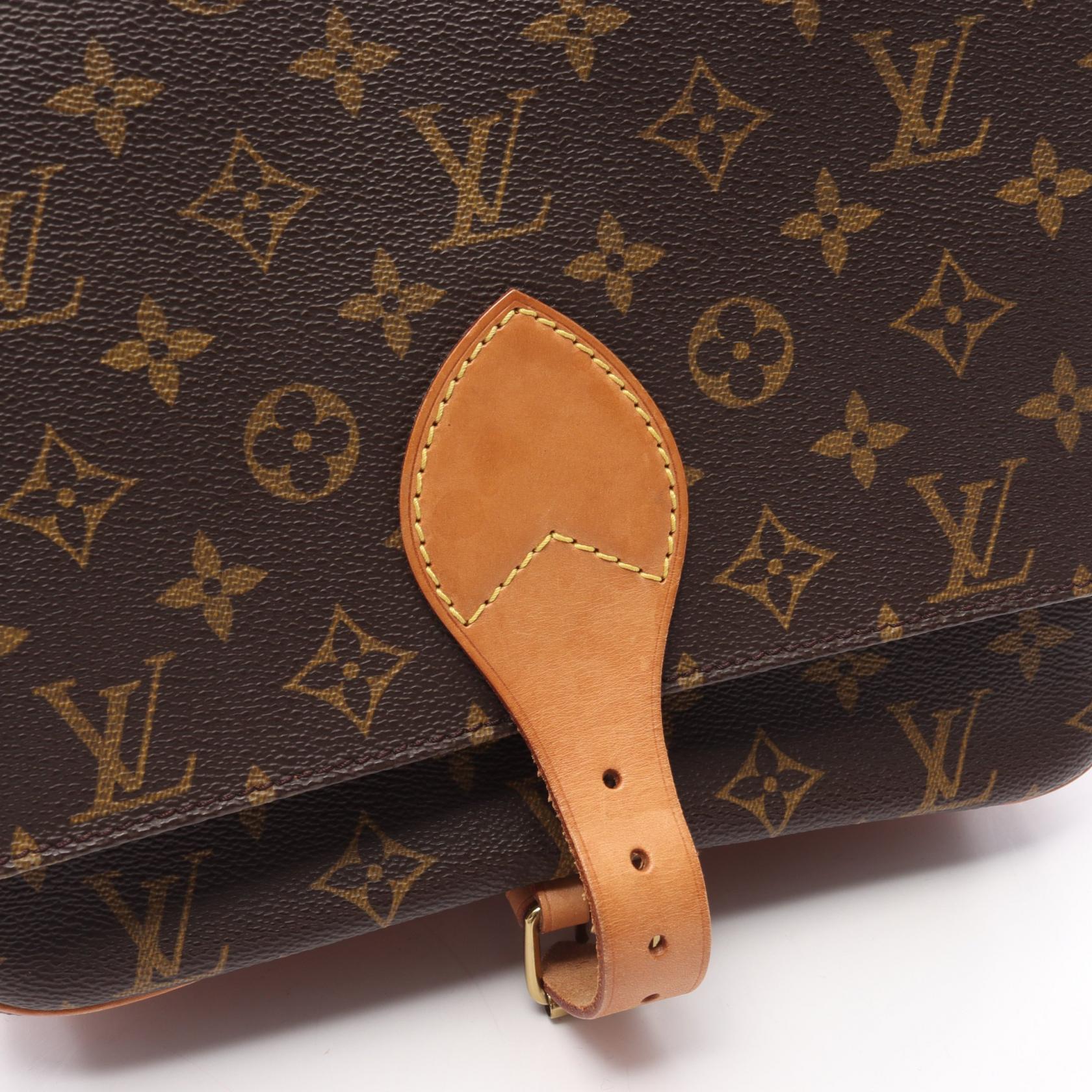 カルトシエールGM モノグラム ショルダーバッグ PVC レザー ブラウン ルイヴィトン バッグ LOUIS VUITTON