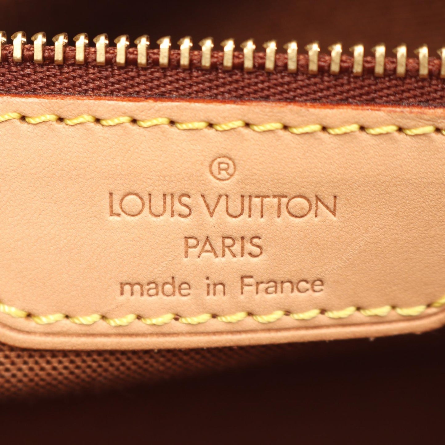 アベス モノグラム ショルダーバッグ PVC レザー ブラウン ルイヴィトン バッグ LOUIS VUITTON