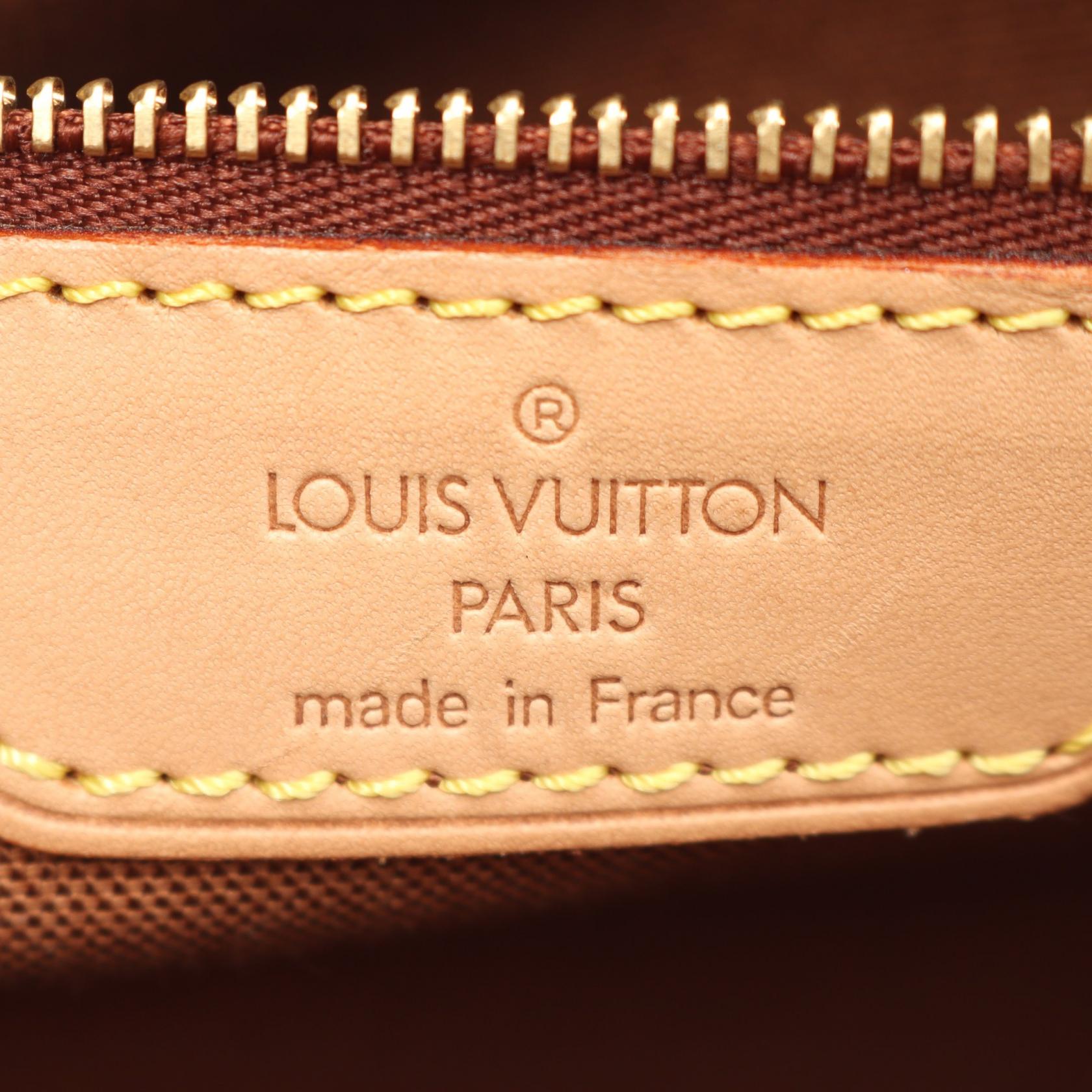アベス モノグラム ショルダーバッグ PVC レザー ブラウン ルイヴィトン バッグ LOUIS VUITTON