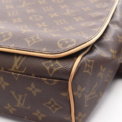 アベス モノグラム ショルダーバッグ PVC レザー ブラウン ルイヴィトン バッグ LOUIS VUITTON