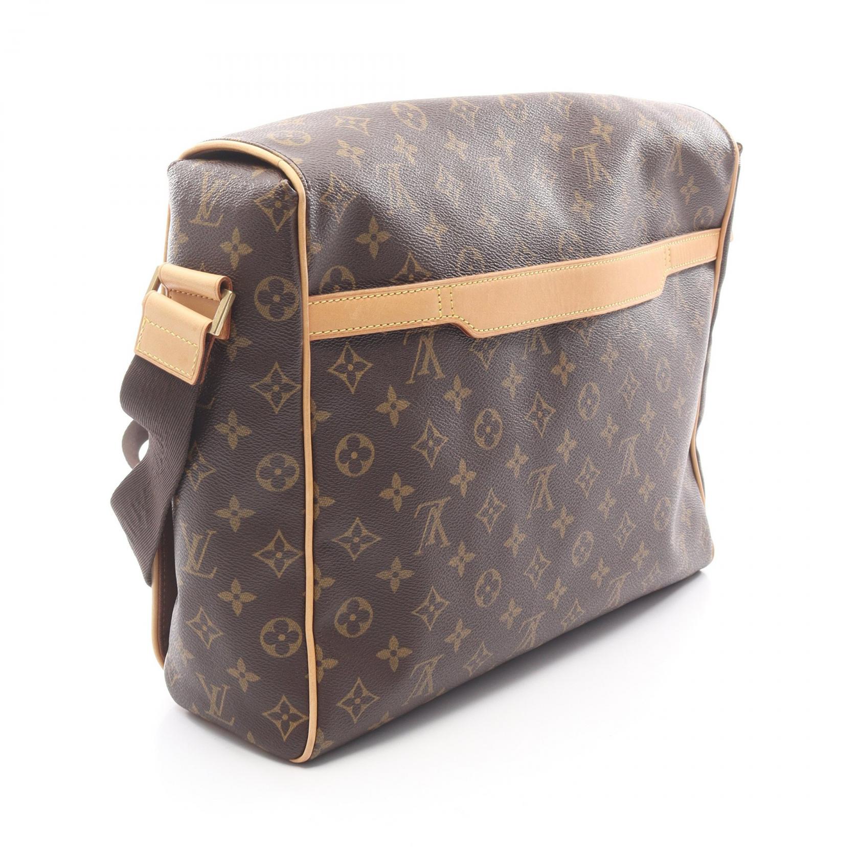 ルイ・ヴィトン LOUIS VUITTON アベス モノグラム ショルダーバッグ バッグ PVCコーティングキャンバス レザー メンズ レディース ブラウン系 M45257 【中古】 アベス モノグラム ショルダーバッグ PVC レザー ブラウン ルイ