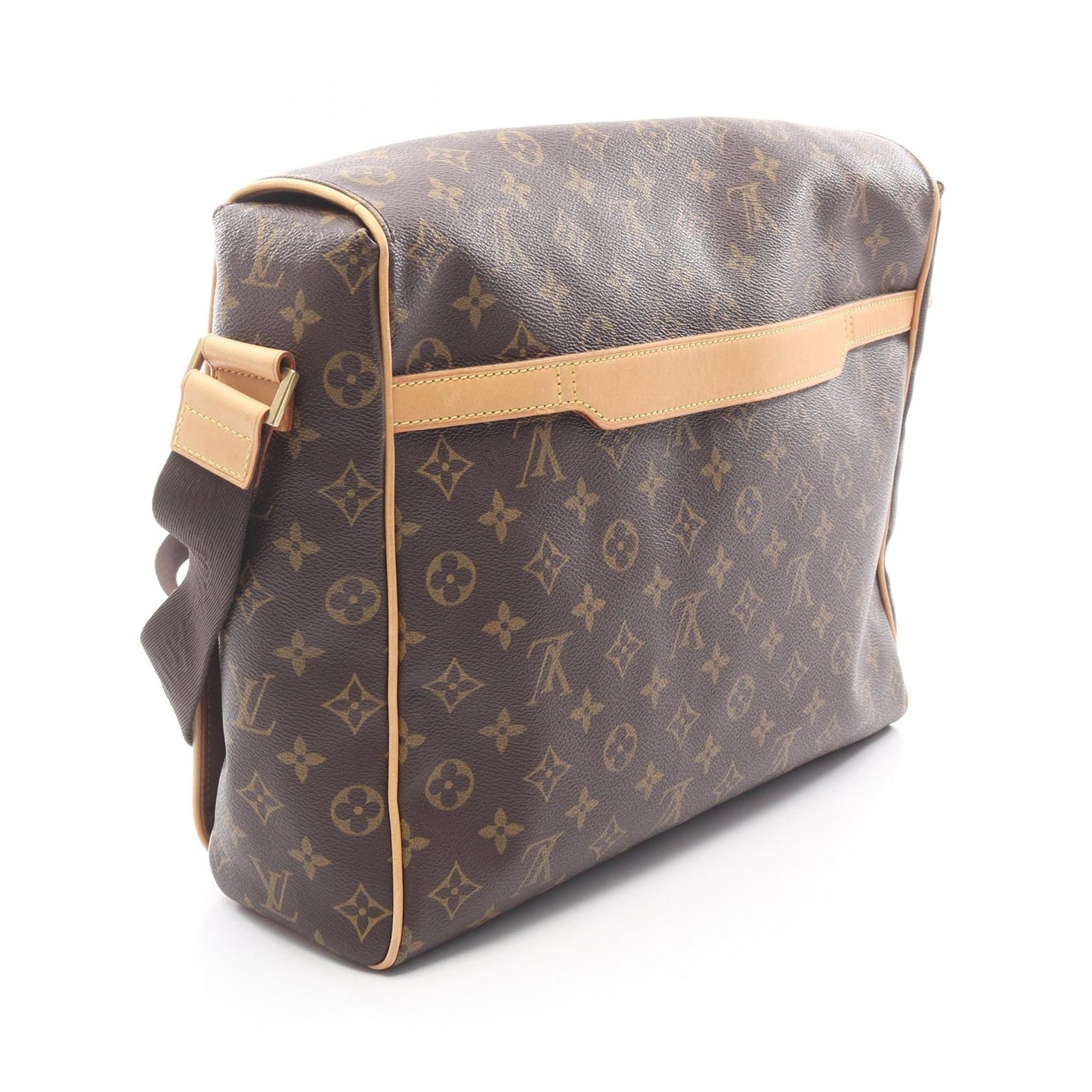 アベス モノグラム ショルダーバッグ PVC レザー ブラウン ルイヴィトン バッグ LOUIS VUITTON