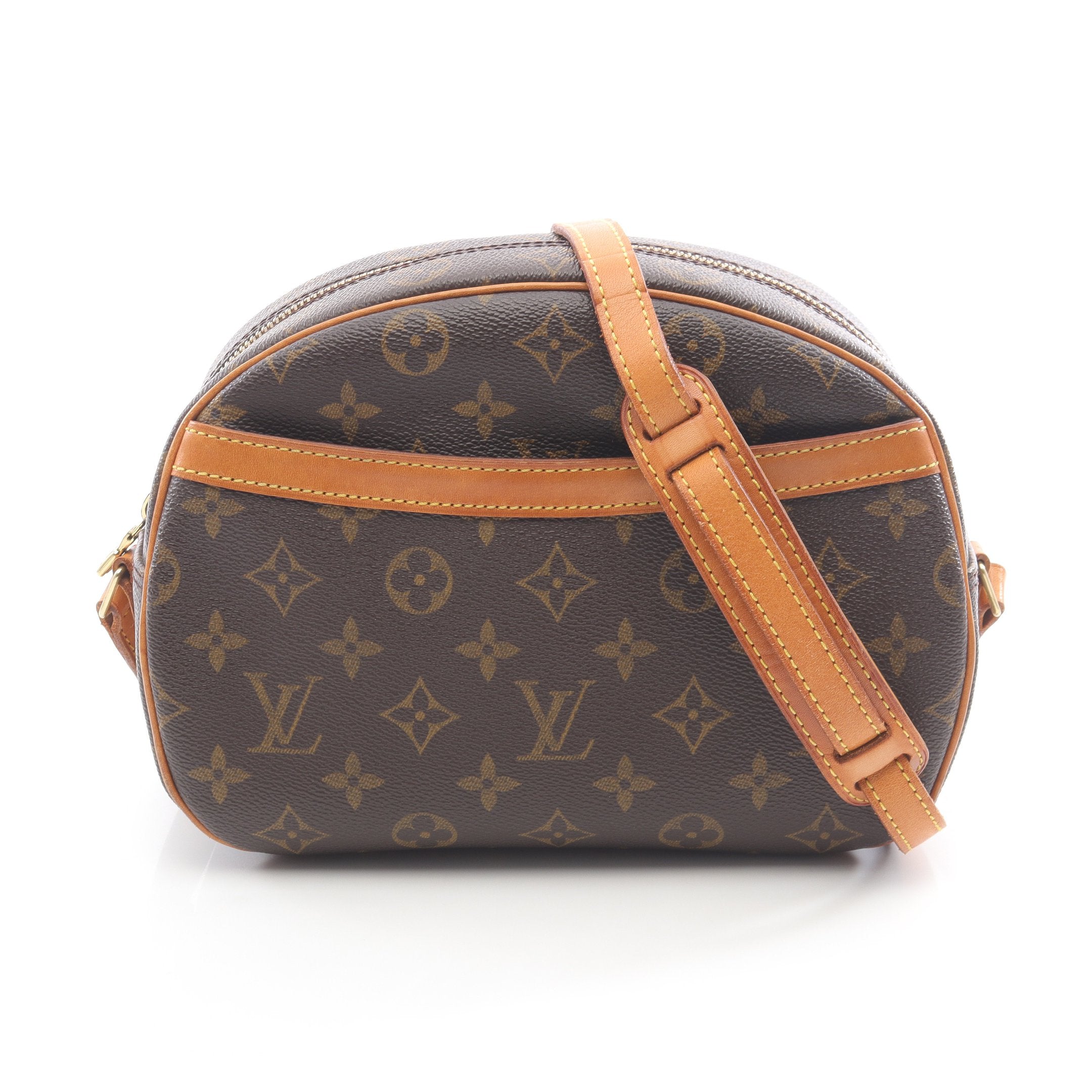 LOUIS VUITTON ブロワ モノグラム モノグラム ショルダーバッグ ブロワ モノグラム ショルダーバッグ PVC レザー ブラウン ルイ