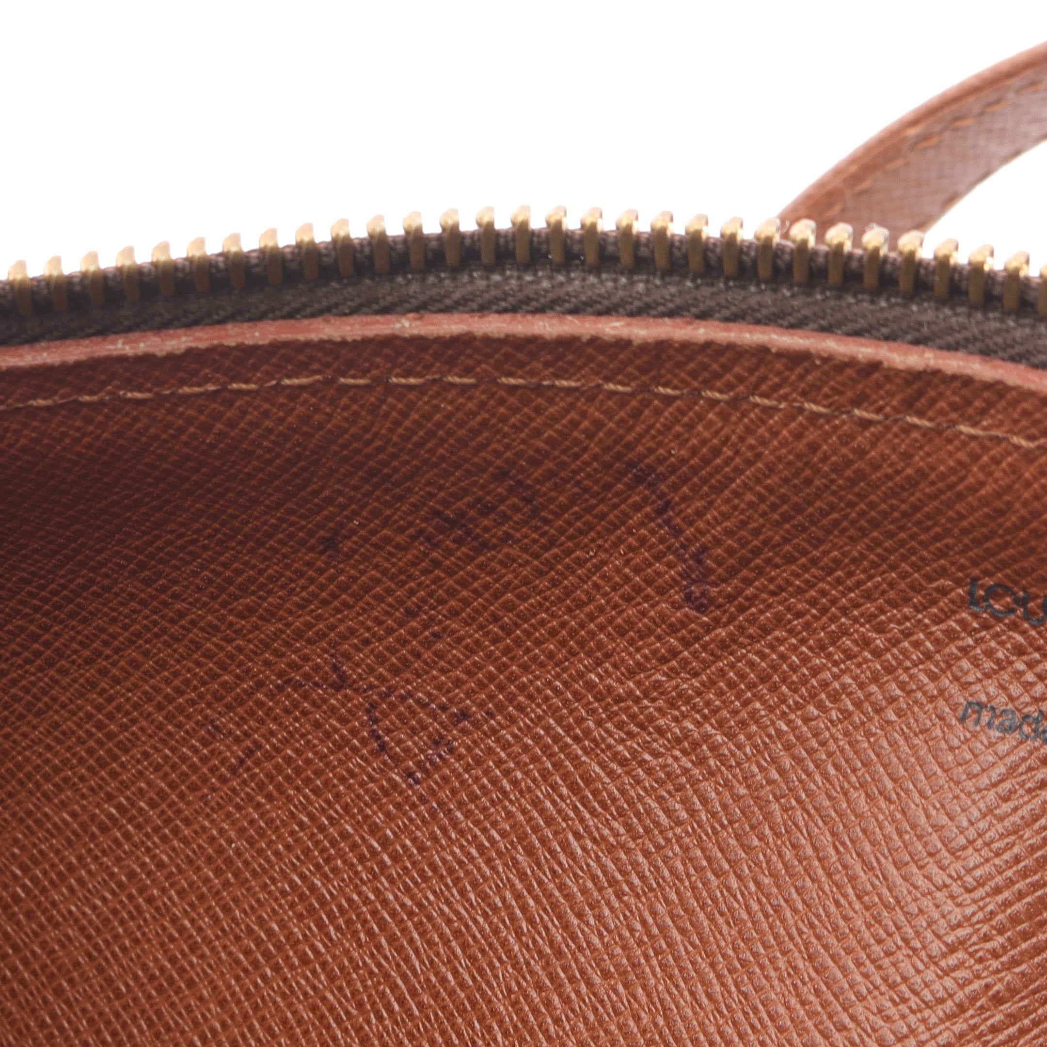 パピヨン26 モノグラム 旧型 ハンドバッグ PVC レザー ブラウン ルイ