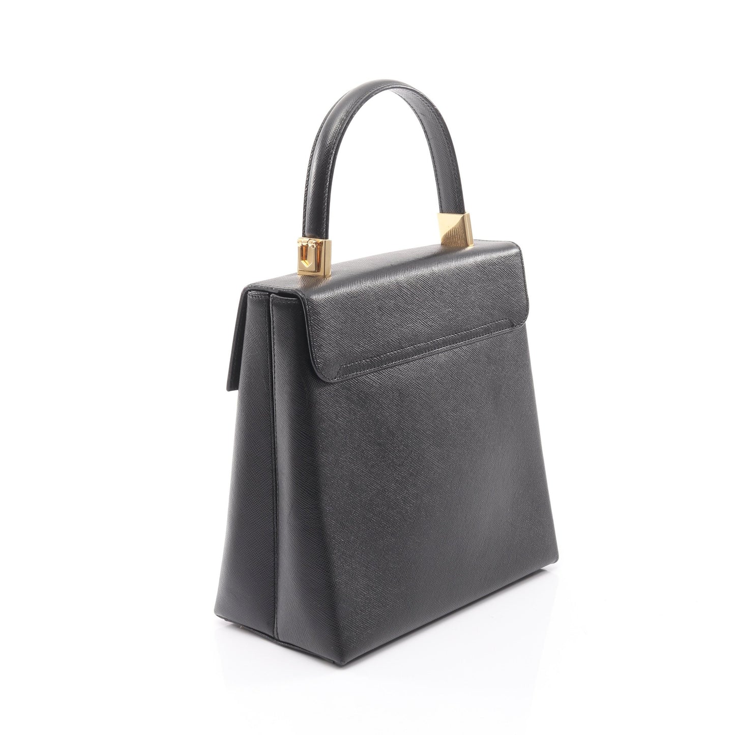 ガンチーニ ハンドバッグ レザー ブラック 2WAY サルヴァトーレフェラガモ バッグ Salvatore Ferragamo