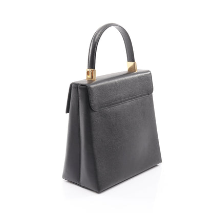 ガンチーニ ハンドバッグ レザー ブラック 2WAY サルヴァトーレフェラガモ バッグ Salvatore Ferragamo