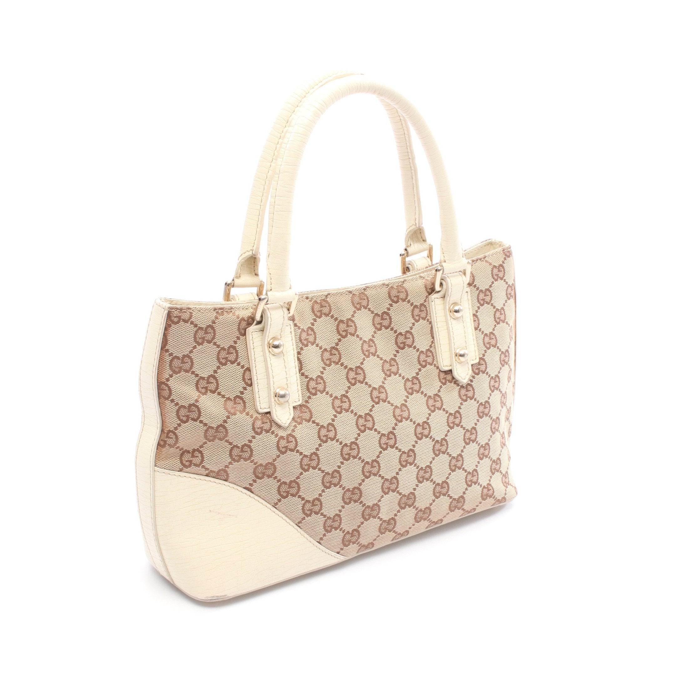 ホースビット シェリーライン ハンドバッグ キャンバス レザー