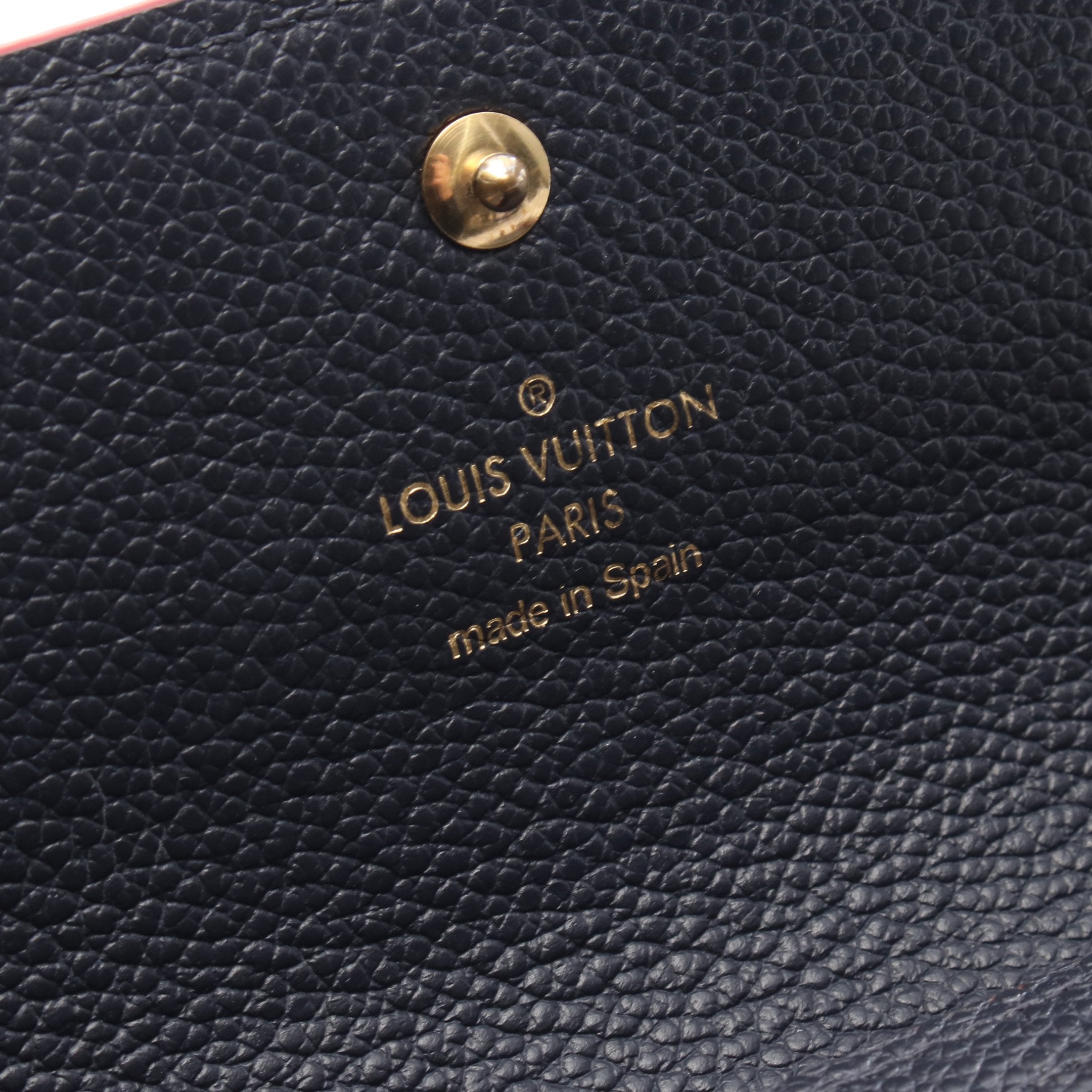 ポルトフォイユ ポンヌフ モノグラムアンプラント マリーヌルージュ 二