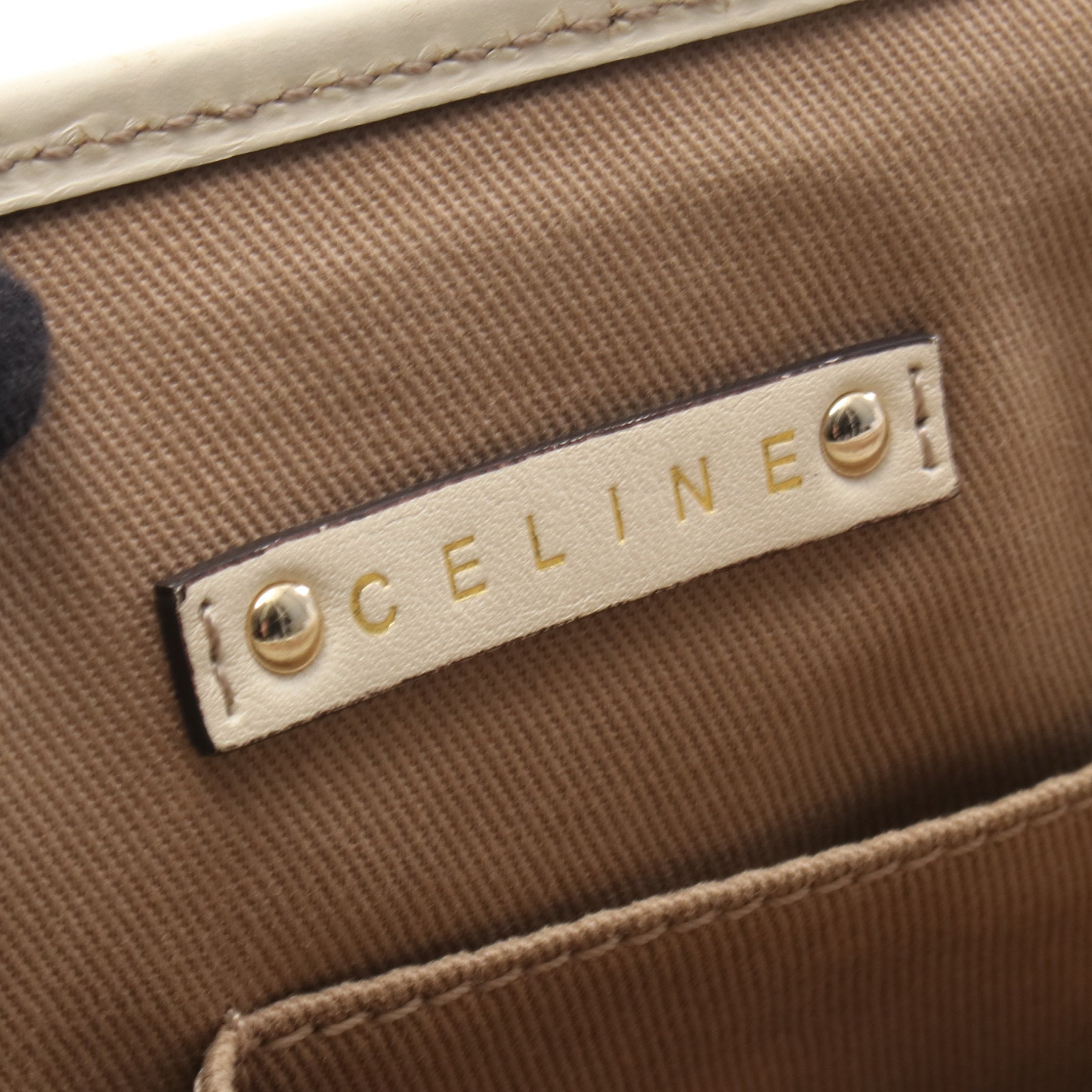 ブギーバッグ マカダム ハンドバッグ キャンバス レザー ベージュ