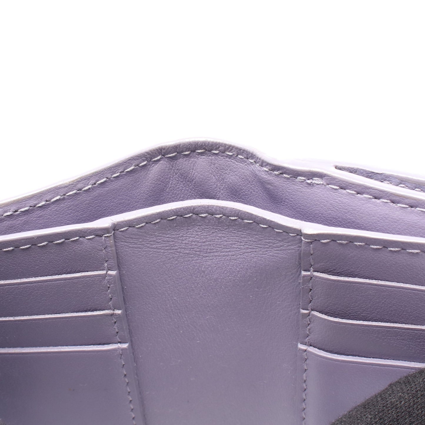 イントレチャート 二つ折り財布 レザー パープル ボッテガヴェネタ 財布・小物 BOTTEGA VENETA