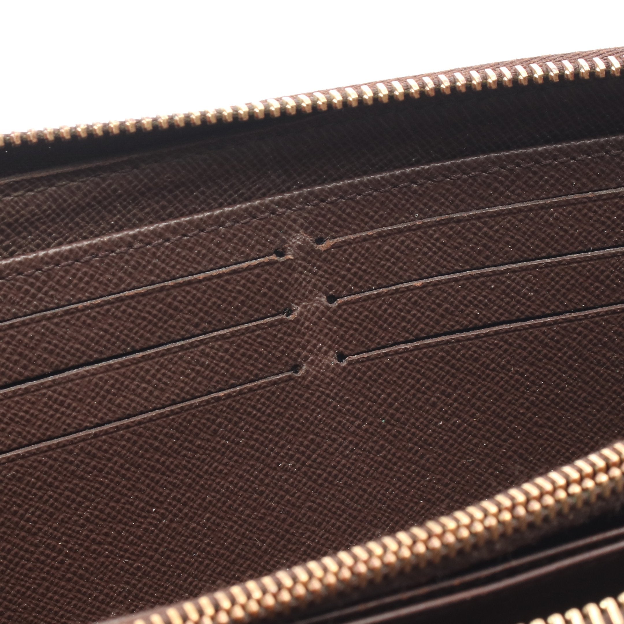 ジッピーウォレット ダミエエベヌ ラウンドファスナー長財布 PVC