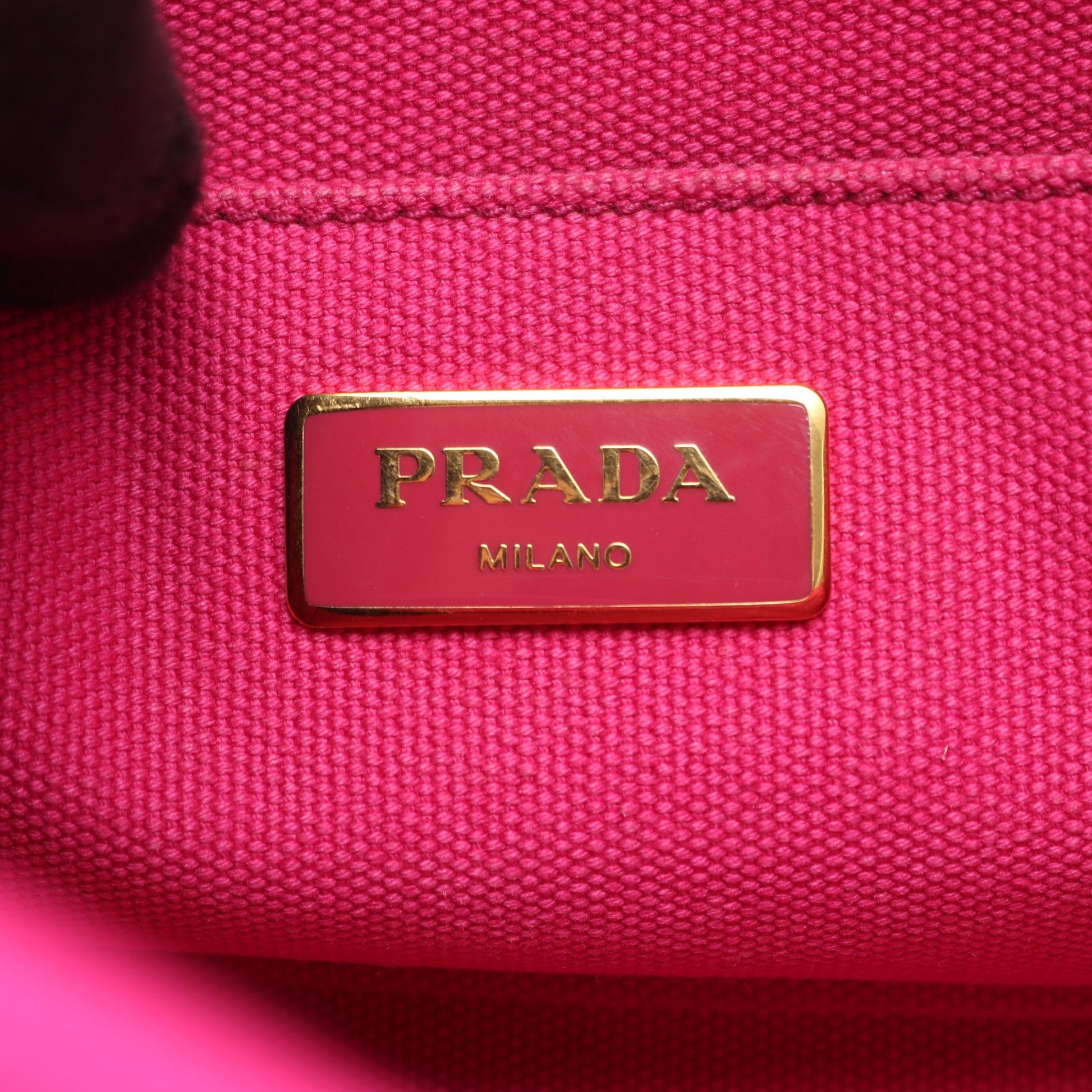 CANAPA カナパ ハンドバッグ トートバッグ キャンバス ピンク プラダ バッグ PRADA