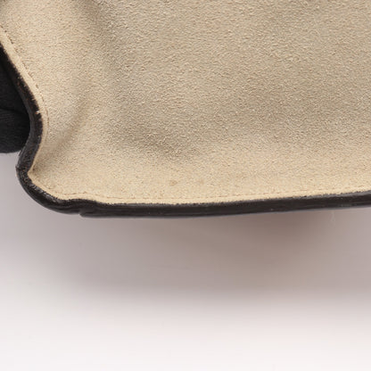 トラペーズ ミディアム ハンドバッグ レザー スエード グレーベージュ 2WAY セリーヌ バッグ CELINE