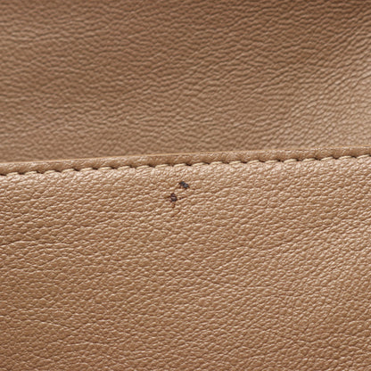 トラペーズ ミディアム ハンドバッグ レザー スエード グレーベージュ 2WAY セリーヌ バッグ CELINE