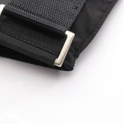 ショルダーバッグ ナイロン ブラック 三角プレート プラダ バッグ PRADA
