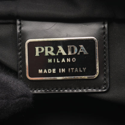 ショルダーバッグ ナイロン ブラック 三角プレート プラダ バッグ PRADA