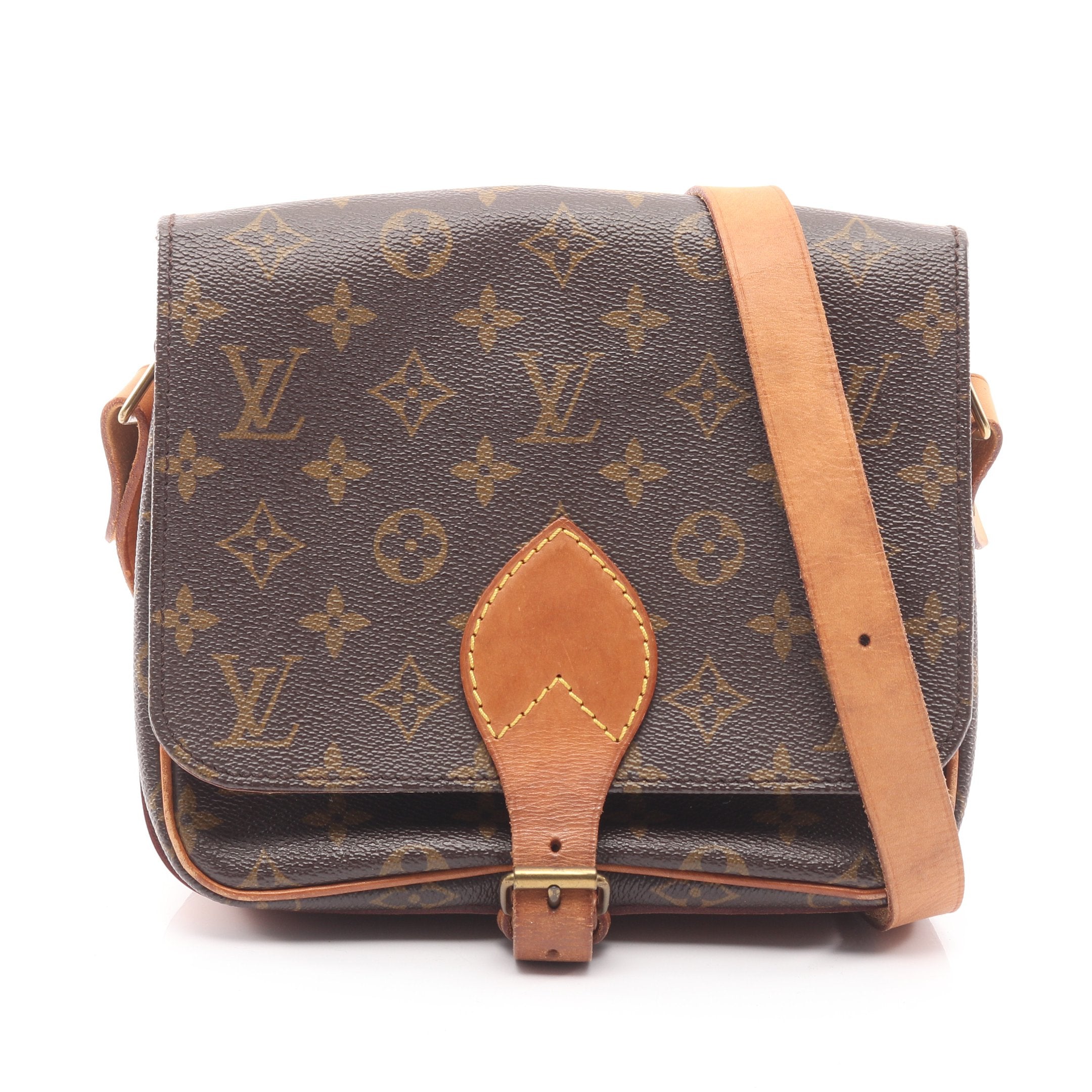 入手困難✨ ルイヴィトン ショルダーバッグ カルトシエール モノグラム PVC カルトシエールMM モノグラム ショルダーバッグ PVC レザー ブラウン