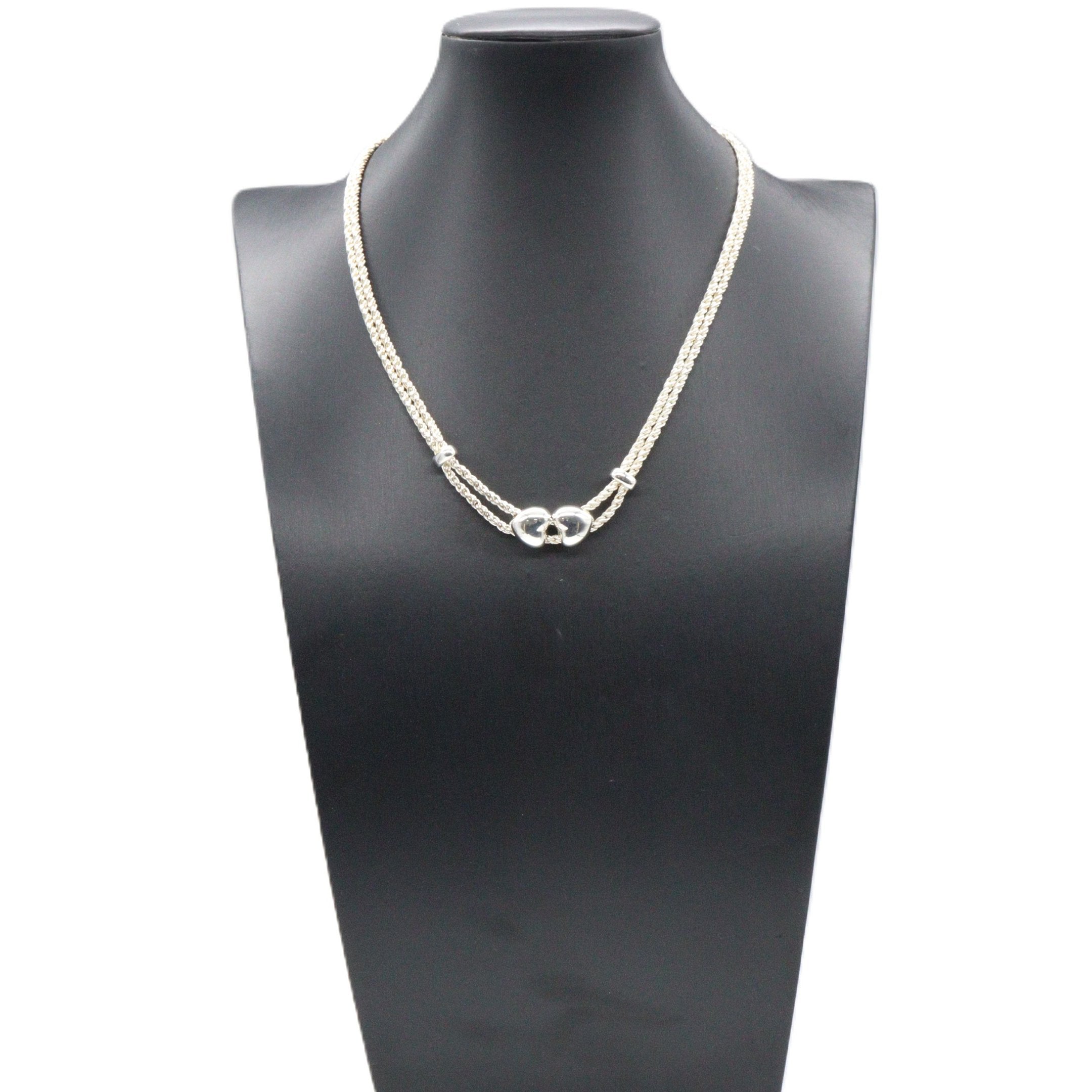 ダブルロープネックレス ネックレス SV925 シルバー ティファニー – RECLO